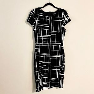 Lulus Black and White Dress